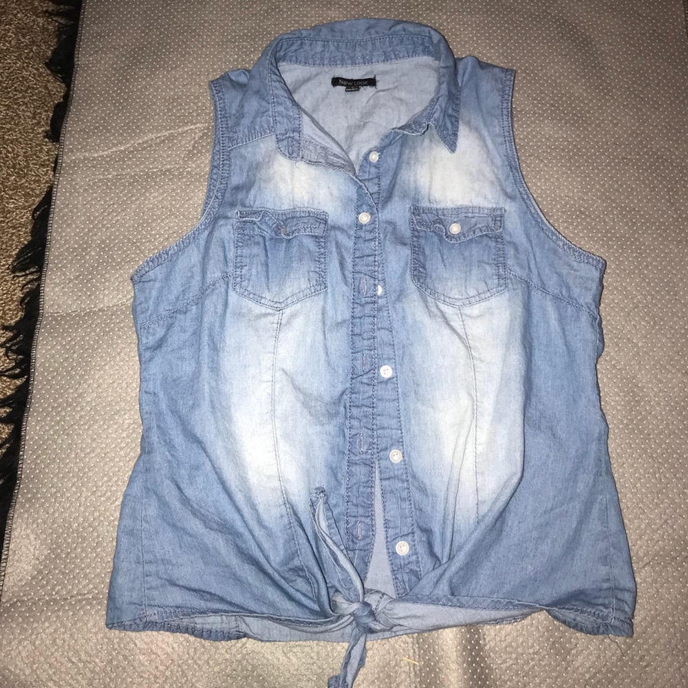 Denim top
